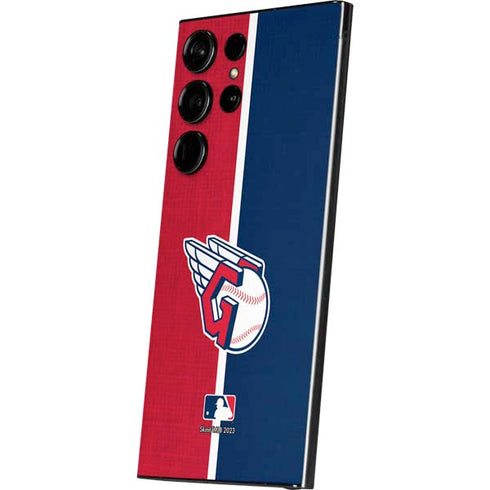 MLB Cleveland Guardians Split Galaxy S25 Ultra Skin